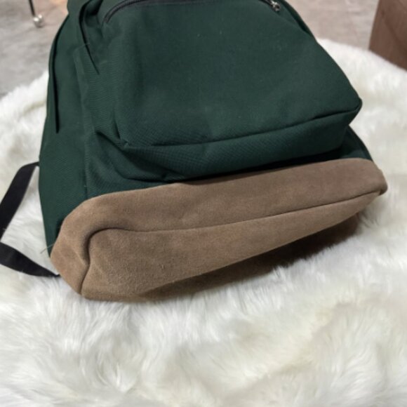 Jansport backpack green and suede - Picture 2 of 4